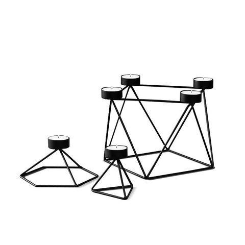Geo Wire candle holder