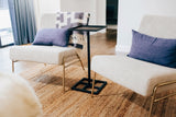 Cleveland Steel Martini Side Table