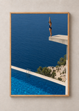 Before the Splash, framed 50 x 70 cm presentation