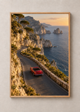 Coast Road, Late, framed 50 x 70 cm presentation