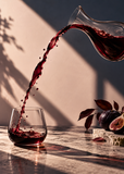 Crimson Pour, artwork-only fine art print