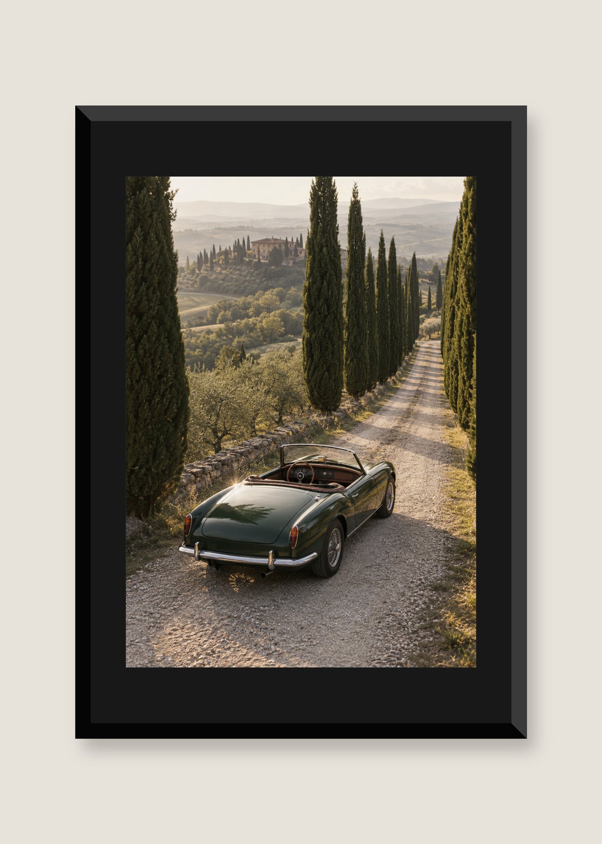 Cypress Roadster, Black mat with black frame