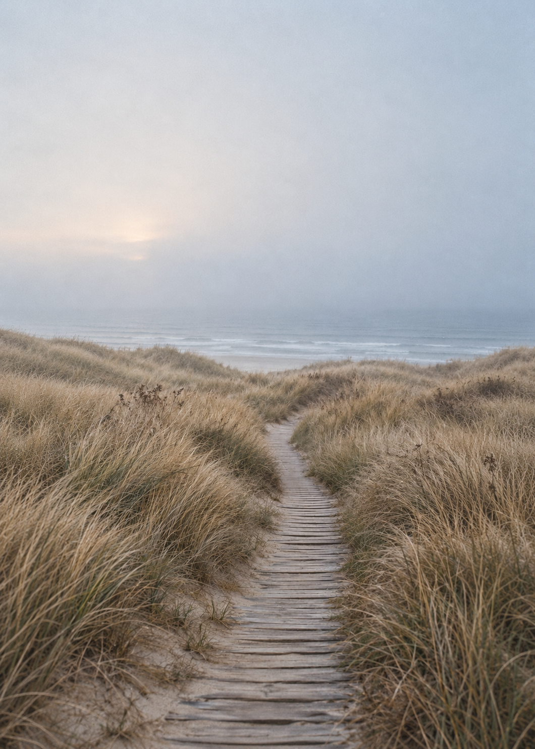 Dune Passage No. 01 coastal artwork, 50 x 70 cm proportion