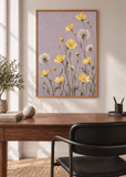 Field Notes in Butter, framed art print in a styled interior