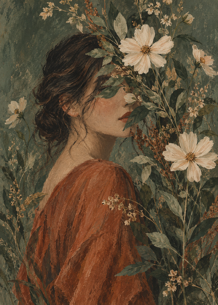 Garden Veil, artwork-only art print