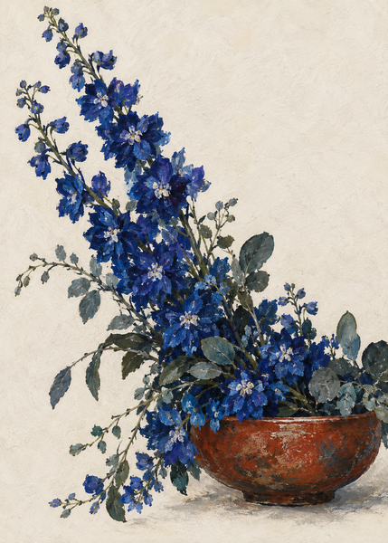 Indigo Cascade, artwork only