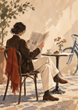 Morning Edition, artwork-only art print
