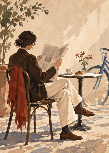 Morning Edition, artwork-only art print