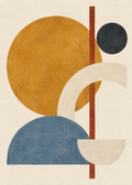 Ochre Orbit No. 01, artwork-only poster