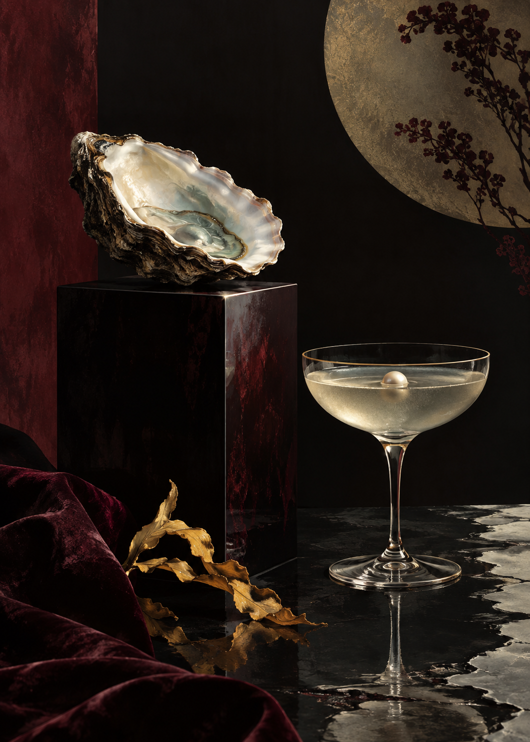 Oyster Hour, artwork-only fine art print