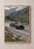 Redline Memory, framed 50 x 70 cm presentation