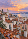 Rooftops After Rain, artwork only