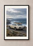 Saltline Coupe, black framed 50 x 70 cm presentation with white mat
