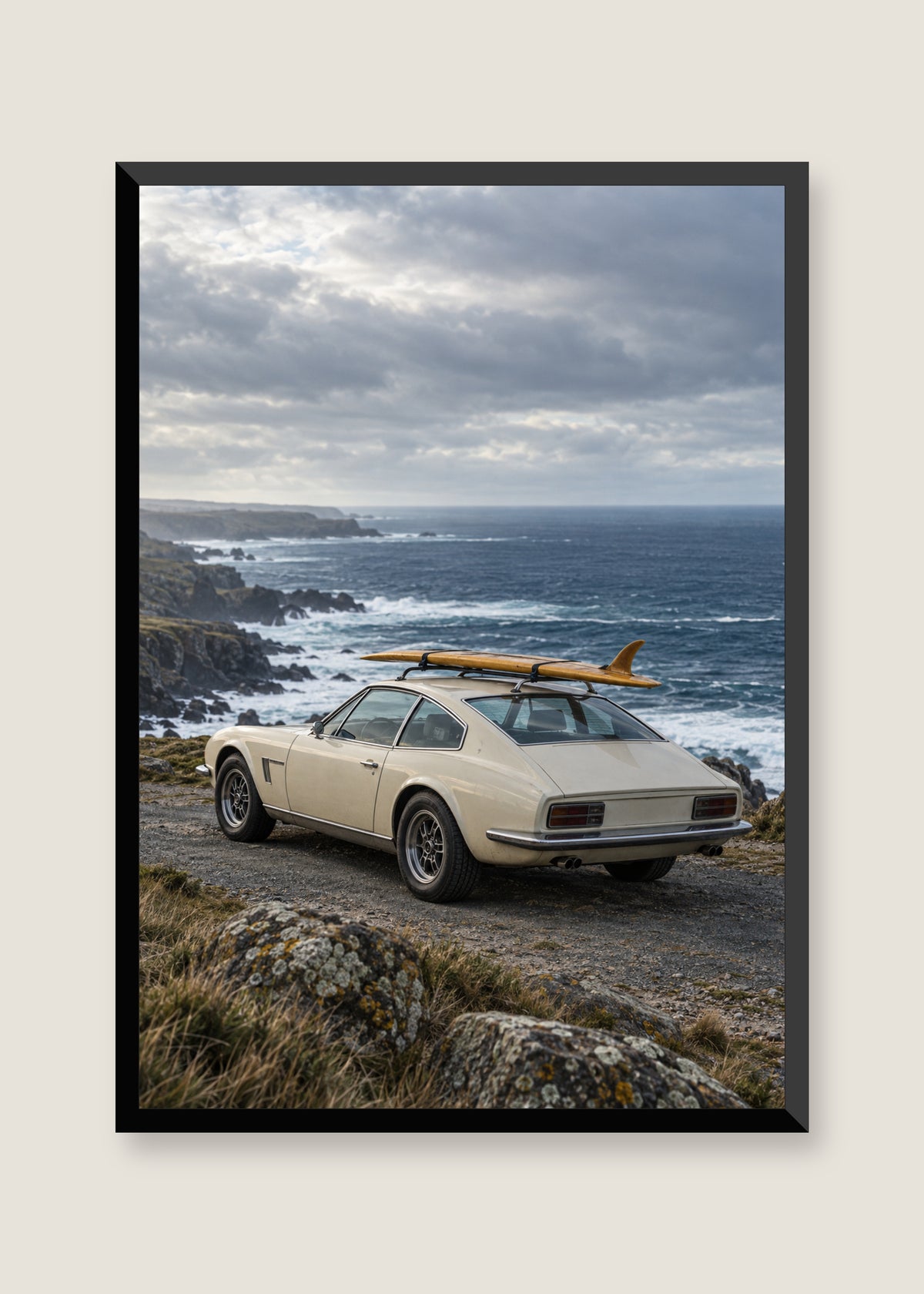 Saltline Coupe, No mat with black frame