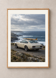 Saltline Coupe, oak framed 50 x 70 cm presentation with white mat