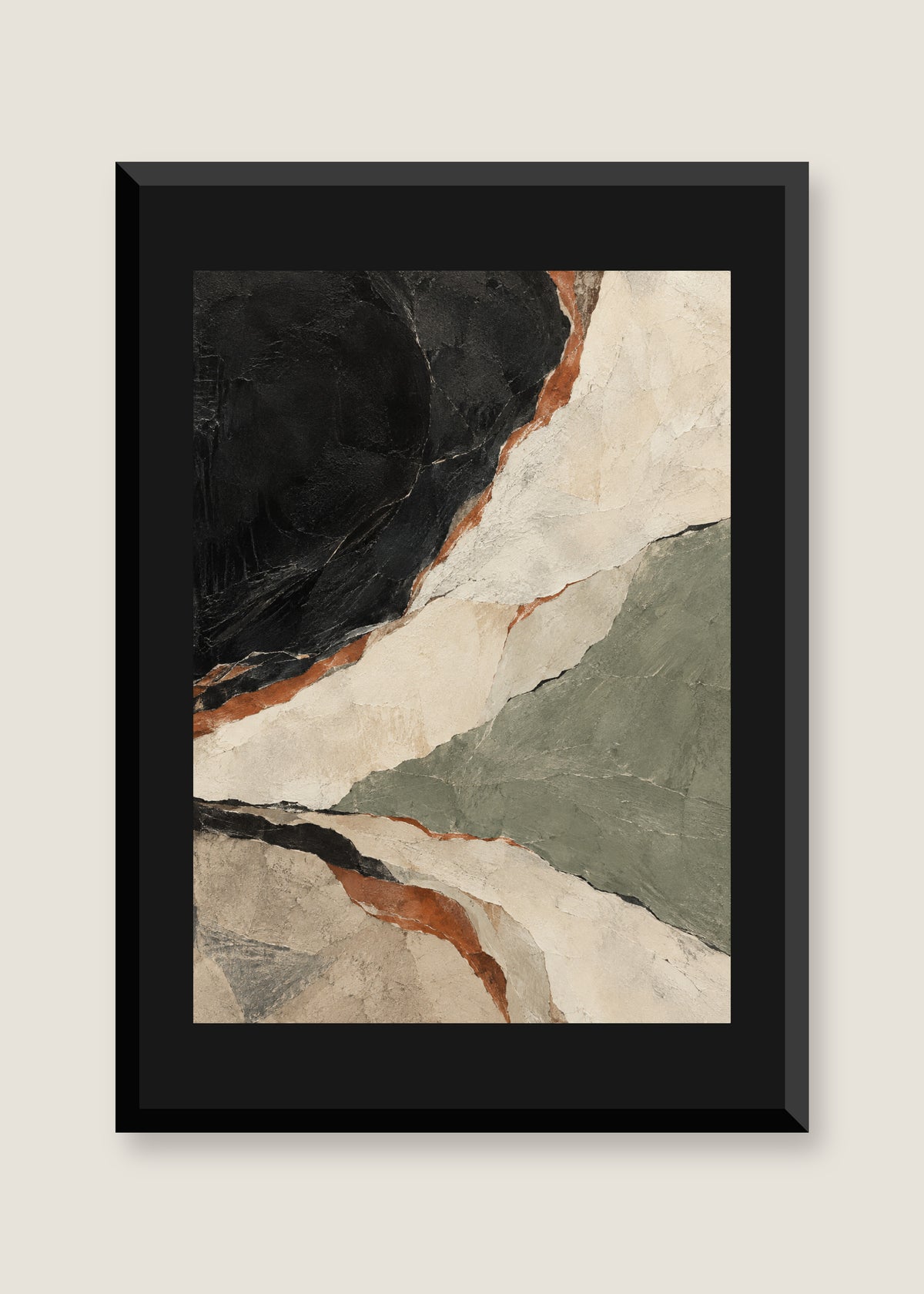 Strata Study No. 03, Black mat with black frame preview