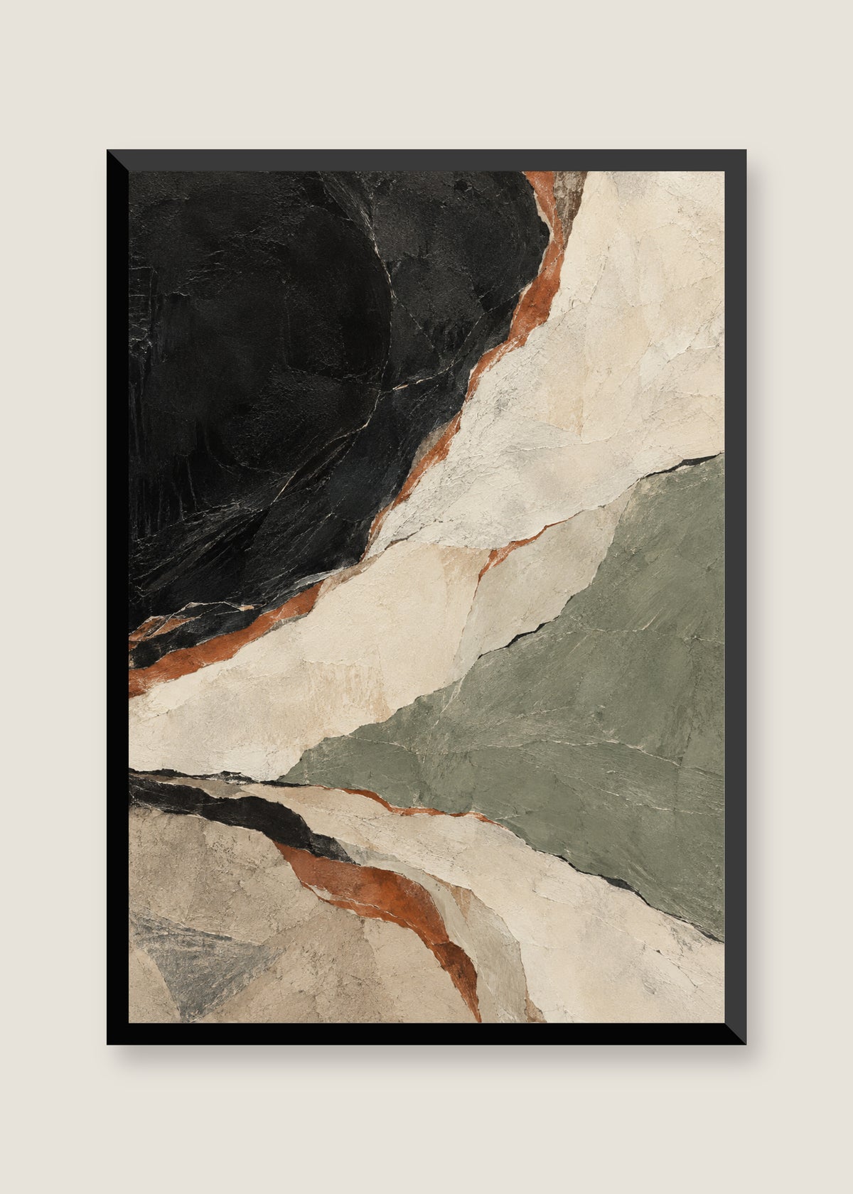 Strata Study No. 03, No mat with black frame preview
