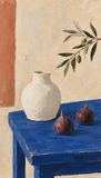 Table in Cadaqués Mediterranean still life art print