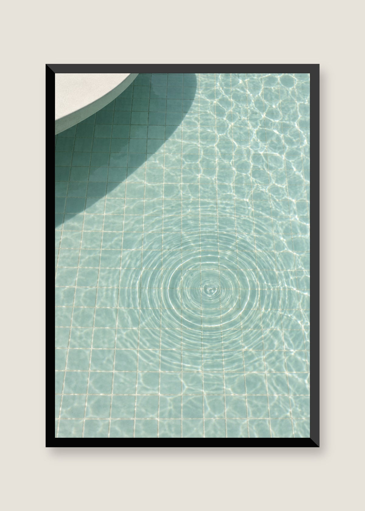 The Water Remembers, No mat with black frame