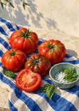 Tomatoes at the Lido artwork-only art print