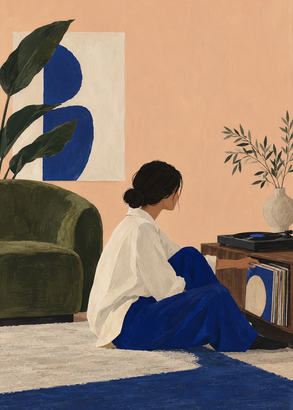 Vinyl Sunday artwork-only art print