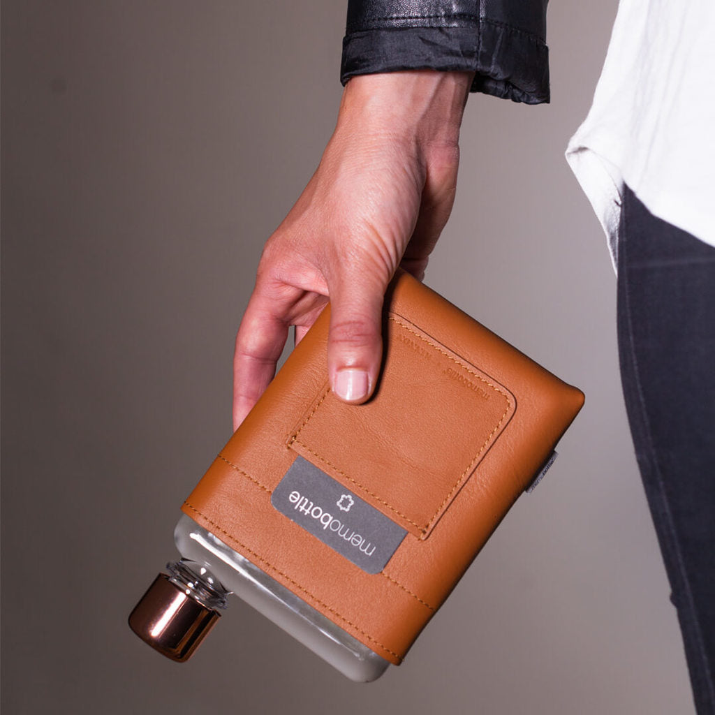 Memobottle™ A5 Leather Sleve
