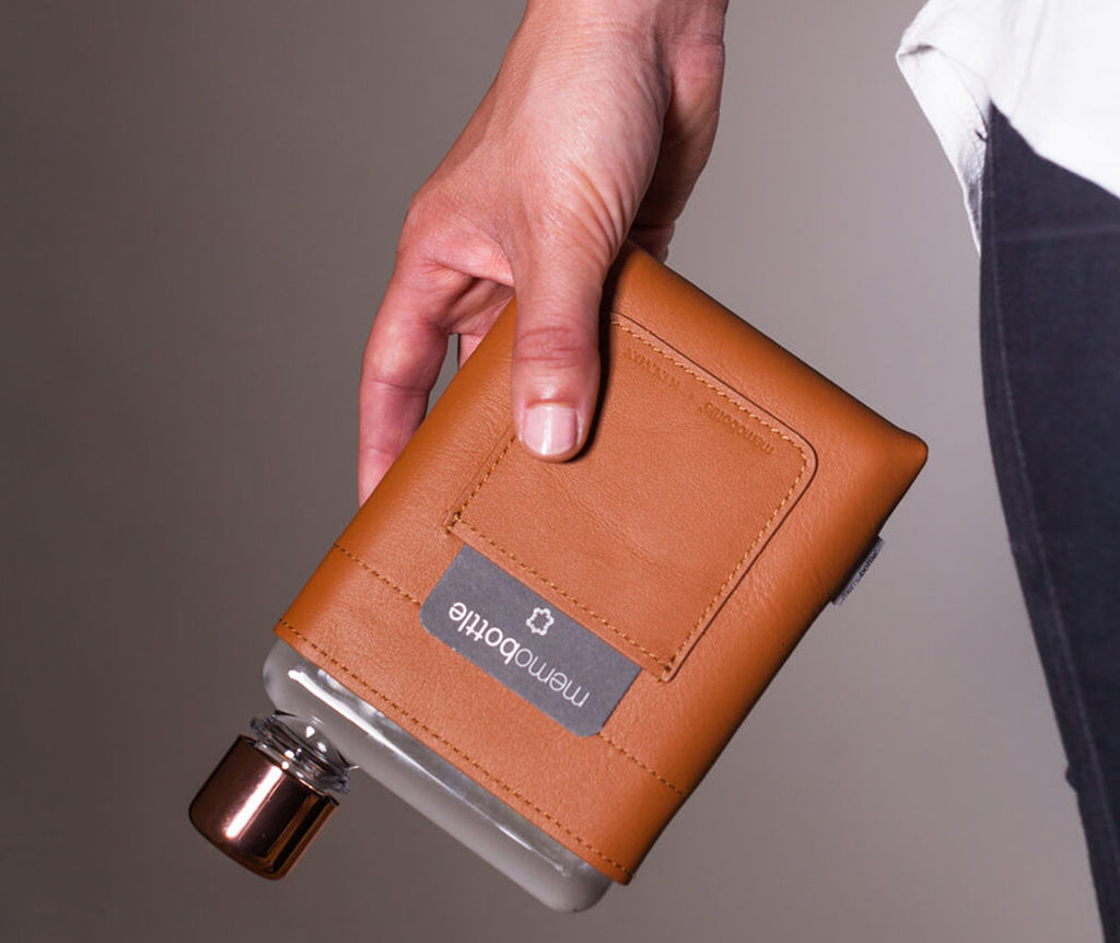Memobottle™ A6 Leather Sleve