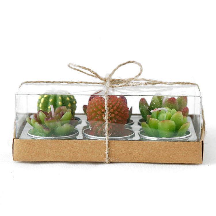Cactus candle set