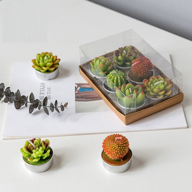 Cactus candle set