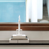 Kubus 1 Candle Holder - White