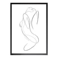 Singular Line Drawing Print