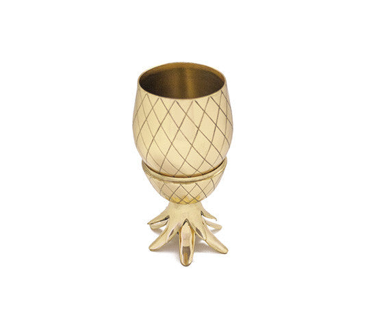 Pineapple cup 12 oz | Gold