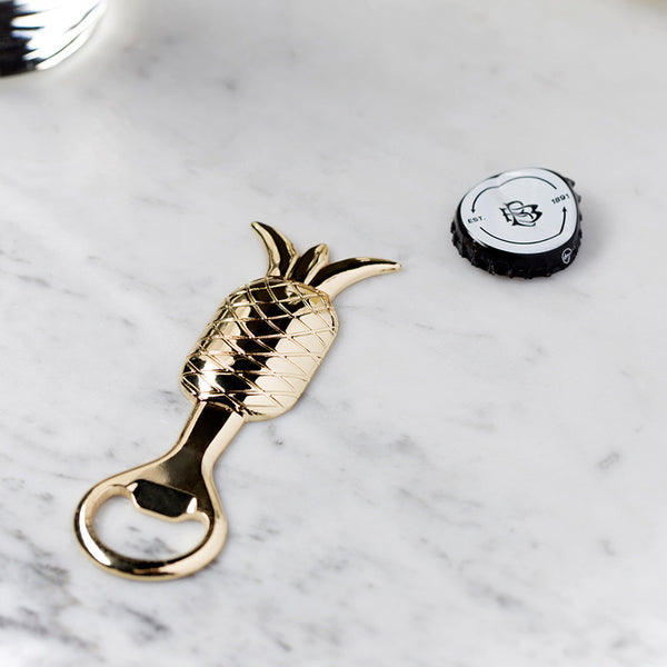 PINEAPPLE BOTTLE OPENER | Gold | NORDIK SPACE
