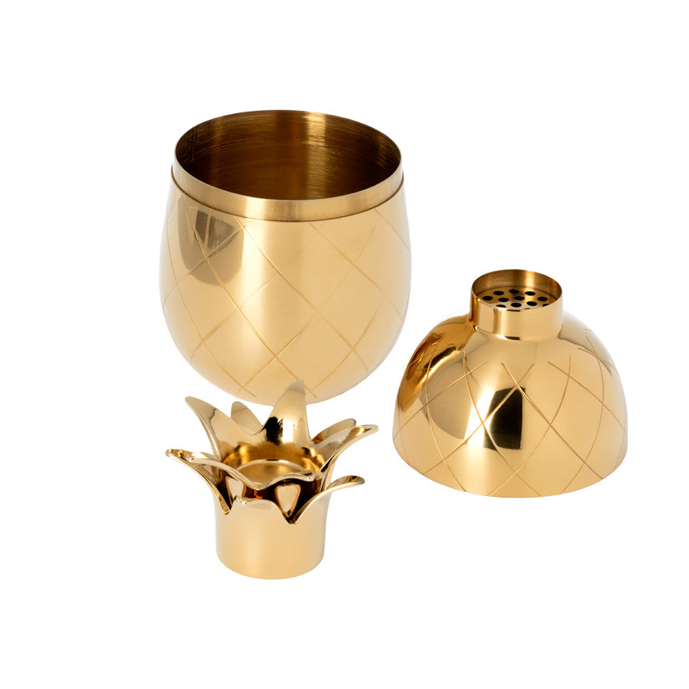 Pineapple cocktail shaker | Gold