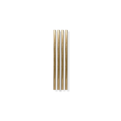 Metal Straws | 5" Gold
