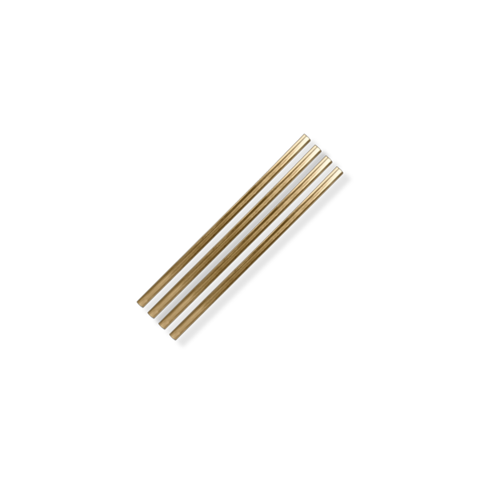 Metal Straws | 5" Gold