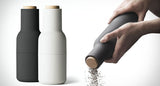 Bottle grinder set carbon + ash (Silver lid)