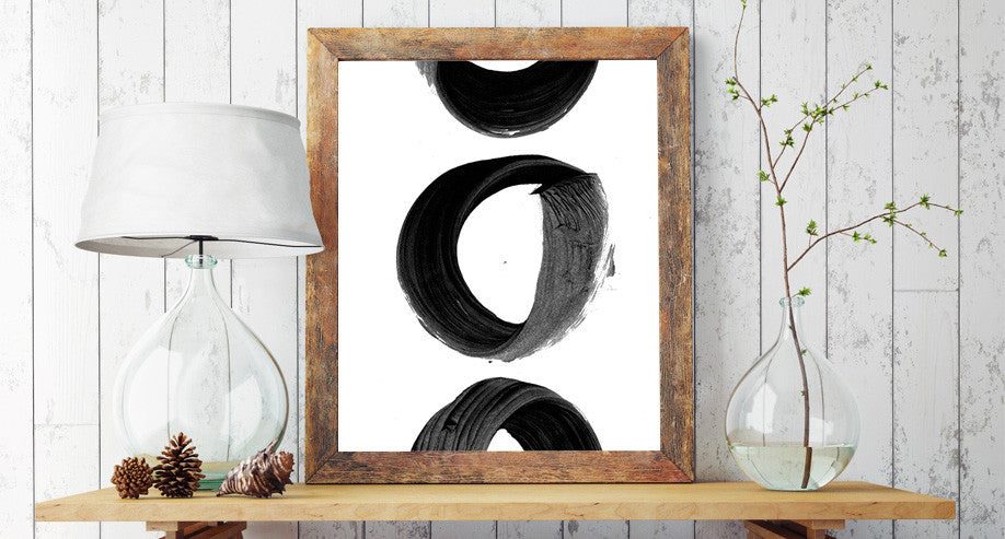 Brush Stroke O PRINT