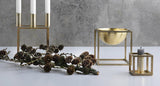 Kubus 1 Candle Holder - Brass