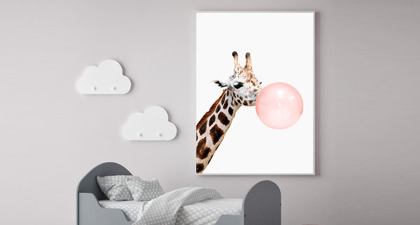 Bubble Gum Giraffe PRINT