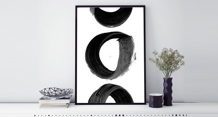 Brush Stroke O PRINT