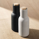 Bottle grinder set carbon + ash (wood lid)